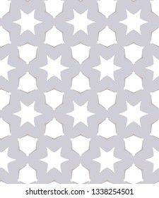 Seamless vector pattern. Background texture in geometric ornamental style.
