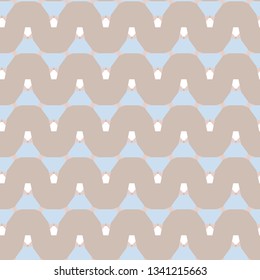 Seamless vector pattern. Background texture in geometric ornamental style.