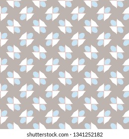 Seamless vector pattern. Background texture in geometric ornamental style.
