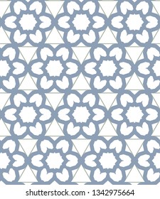 Seamless vector pattern. Background texture in geometric ornamental style.