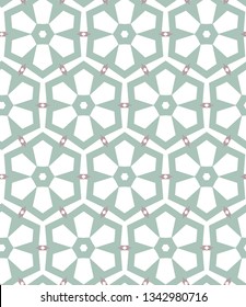 Seamless vector pattern. Background texture in geometric ornamental style.