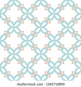 Seamless vector pattern. Background texture in geometric ornamental style.