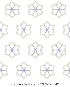 Seamless vector pattern. Background texture in geometric ornamental style.