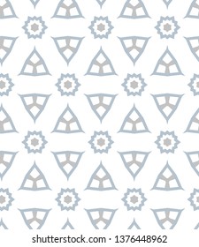 Seamless vector pattern. Background texture in geometric ornamental style.