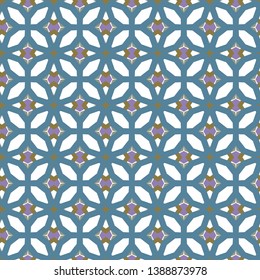 Seamless vector pattern. Background texture in geometric ornamental style.