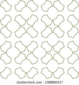 Seamless vector pattern. Background texture in geometric ornamental style.