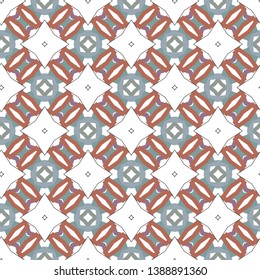 Seamless vector pattern. Background texture in geometric ornamental style.