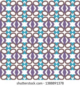 Seamless vector pattern. Background texture in geometric ornamental style.