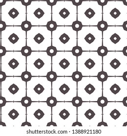 Seamless vector pattern. Background texture in geometric ornamental style.