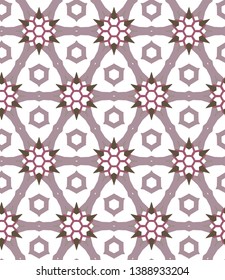 Seamless vector pattern. Background texture in geometric ornamental style.