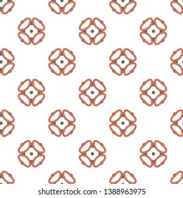 Seamless vector pattern. Background texture in geometric ornamental style.