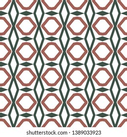 Seamless vector pattern. Background texture in geometric ornamental style.