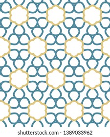 Seamless vector pattern. Background texture in geometric ornamental style.