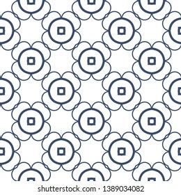 Seamless vector pattern. Background texture in geometric ornamental style.