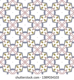 Seamless vector pattern. Background texture in geometric ornamental style.