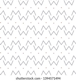 Seamless vector pattern. Background texture in geometric ornamental style.