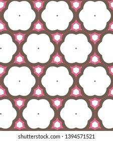 Seamless vector pattern. Background texture in geometric ornamental style.