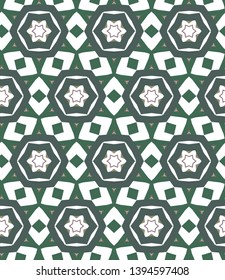Seamless vector pattern. Background texture in geometric ornamental style.