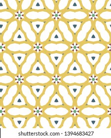 Seamless vector pattern. Background texture in geometric ornamental style.
