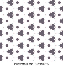 Seamless vector pattern. Background texture in geometric ornamental style.