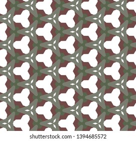 Seamless vector pattern. Background texture in geometric ornamental style.