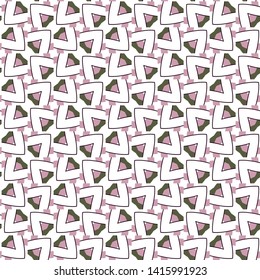 Seamless vector pattern. Background texture in geometric ornamental style.