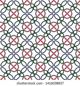 Seamless vector pattern. Background texture in geometric ornamental style.