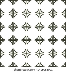 Seamless vector pattern. Background texture in geometric ornamental style.