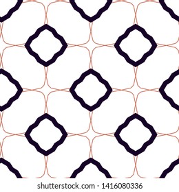 Seamless vector pattern. Background texture in geometric ornamental style.