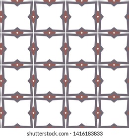 Seamless vector pattern. Background texture in geometric ornamental style.