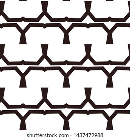 Seamless vector pattern. Background texture in geometric ornamental style.