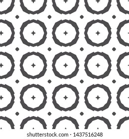 Seamless vector pattern. Background texture in geometric ornamental style.