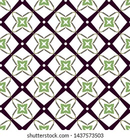 Seamless vector pattern. Background texture in geometric ornamental style.