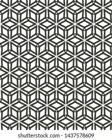 Seamless vector pattern. Background texture in geometric ornamental style.