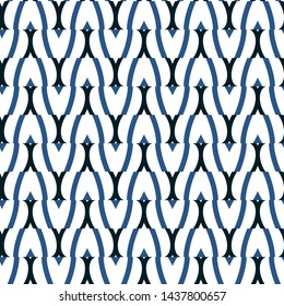 Seamless vector pattern. Background texture in geometric ornamental style.