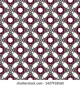 Seamless vector pattern. Background texture in geometric ornamental style.