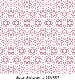 Seamless vector pattern. Background texture in geometric ornamental style.