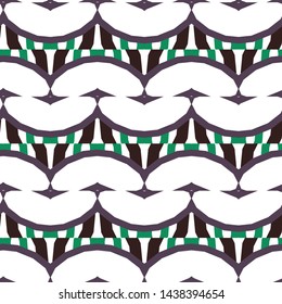 Seamless vector pattern. Background texture in geometric ornamental style.