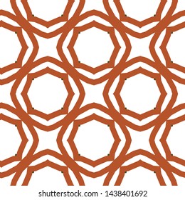 Seamless vector pattern. Background texture in geometric ornamental style.