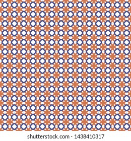 Seamless vector pattern. Background texture in geometric ornamental style.