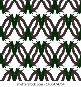 Seamless vector pattern. Background texture in geometric ornamental style.