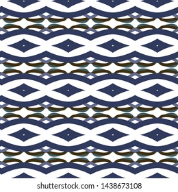 Seamless vector pattern. Background texture in geometric ornamental style.