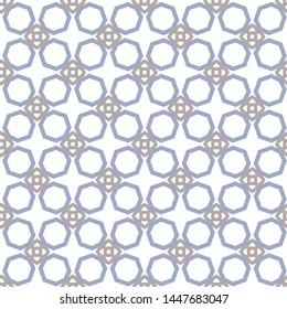 Seamless vector pattern. Background texture in geometric ornamental style.