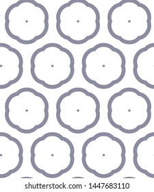 Seamless vector pattern. Background texture in geometric ornamental style.