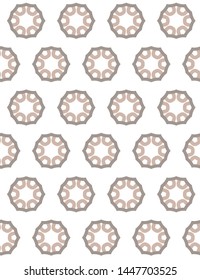 Seamless vector pattern. Background texture in geometric ornamental style.