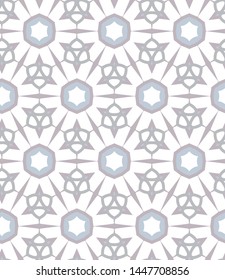 Seamless vector pattern. Background texture in geometric ornamental style.