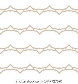 Seamless vector pattern. Background texture in geometric ornamental style.