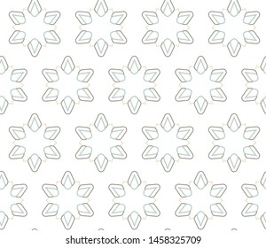 Seamless vector pattern. Background texture in geometric ornamental style.