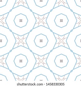 Seamless vector pattern. Background texture in geometric ornamental style.