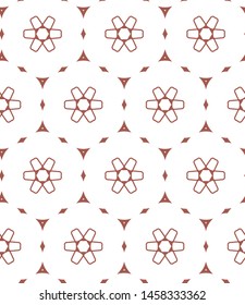 Seamless vector pattern. Background texture in geometric ornamental style.